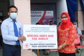 Bantuan Jamkrindo mengalir ke pengungsi gempa di Sulbar