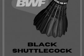 Selebritas dan warganet unggah foto kok bulu tangkis warna hitam