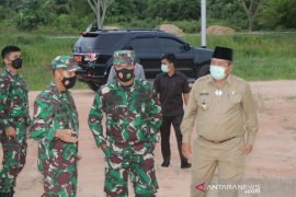 Segera definitifkan, Kasdam I/BB tinjau pembangunan Kodim Siak