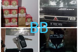 Polisi Denpasar bekuk sepasang pencuri miras ratusan juta