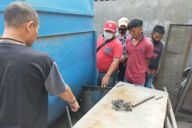 Polsek Selesai tangkap dua pelaku pencuri 10 besi kuningan cetakan sarang telur