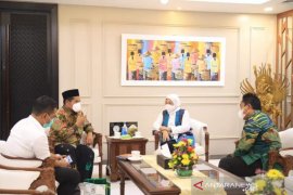 Bertemu Menaker, Bupati Sarkawi usul pengembangan BLK Pante Raya