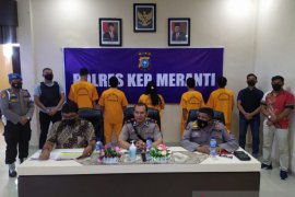 Selama Operasi Antik 2021, Polres Meranti tangkap 18 tersangka narkoba