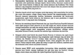 Pernyataan HKBP terkait ledakan bom di depan Gereja Katedral Makassar