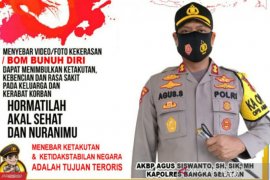 Kapolres Bangka Selatan minta masyarakat tidak sebar foto insiden bom