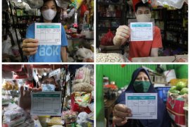 Vaksinasi COVID-19 Pedagang Pasar Genteng