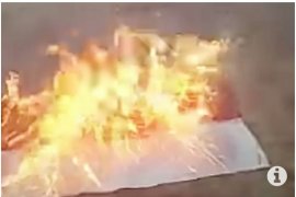 Polisi amankan pelaku pembakaran bendera Merah Putih