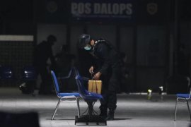 Tim Gegana amankan benda mencurigakan di terminal