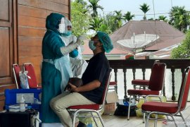 Yang akan bertugas dan terkait kunjungan Wapres RI ke Pariaman jalani tes usap PCR