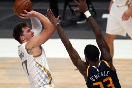 30 poin Luka Doncic mengantar Mavericks tundukkan Jazz 111-103