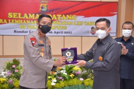 Kapolda Lampung terima kunjungan peserta Studi Strategis Dalam Negeri (SSDN) Lemhannas