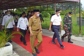 Menko Marves kunjungi Kalteng tinjau lumbung pangan