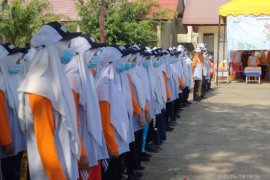 Pelajar di Aceh Jaya dilatih tanggap bencana