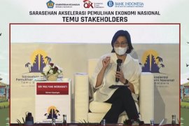 Menkeu Sri Mulyani: RI masuk 10 besar negara lakukan vaksinasi terbanyak