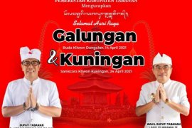 Bupati-Wabup Tabanan ucapkan Selamat Hari Raya Galungan-Kuningan