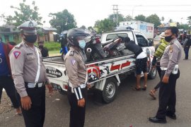 Polisi Gorontalo amankan puluhan motor diduga untuk balap liar