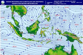 Pusaran siklonik di Samudera Hindia penyebab terjadinya cuaca ektrim di Jambi