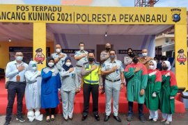 Jasa Raharja gelar rapid antigen gratis di Pasar Suka Ramai