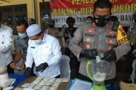 Polres Banjar musnahkan 2,5 kilogram sabu senilai Rp4 miliar