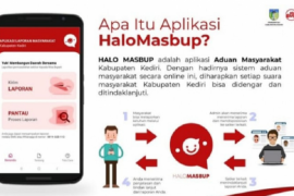 Warga Kediri sampaikan pengaduan lewat aplikasi "Halo Masbup"