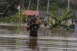 Banjir akibat luapan Sungai