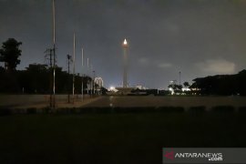 Lampu penerangan di kawasan Monas dipadamkan sehingga gelap gulita, ini penyebabnya