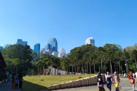 Cuaca di Jakarta cerah berawan jelang Pidato Kenegaraan Presiden