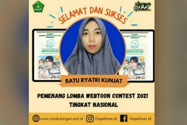 Siswi Madrasah Kaltara juara Webtoon Contest 2021
