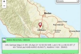 Aktivitas sesar lokal memicu  gempa di Karo
