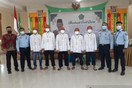 Inilah mereka, lima warga binaan Lapas Padang yang berlomba di Musabaqah Tartil Quran Kemenag