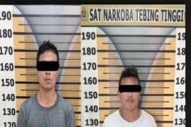 Polres Tebing Tinggi bekuk dua bandar sabu
