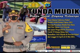 Kapolres Balangan imbau masyarakat tunda mudik lebaran Idul Fitri 1442 Hijriah