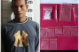 Polsek Pangkalan Berandan tangkap Edi miliki sabu-sabu 5,7 gram