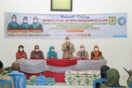 PKK Sergai salurkan 400 paket sembako di 4 kecamatan