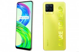 Realme 8 Pro warna lluminating Yellow bisa bercahaya dalam situasi gelap