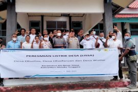 PLN UP3 Tual listriki tiga desa di Kei Besar Utara Timur