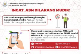 Kementerian PANRB: Laporkan bila lihat ASN nekat mudik Lebaran