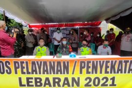 Forkopimda lakukan cek pos penyekatan mudik di perbatasan Sulut-Gorontalo