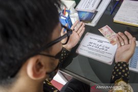 Pembayaran zakat fitrah di Bandung