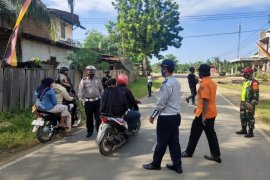 Di perbatasan Dharmasraya-Jambi belum ada pemudik diputar balik