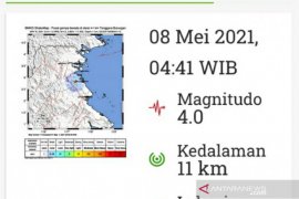 Gempa bumi goncang Bulungan,  tak berpotensi tsunami