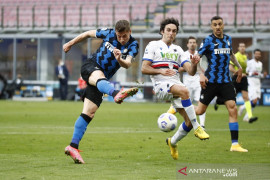 Inter lanjutkan tren nirkalah saat bekap Sampdoria