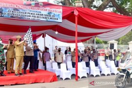 Kota Medan disemprot disinfektan berskala besar menjelang Lebaran
