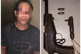 Polisi tangkap warga pemilik senpi ilegal