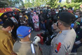 Karantina pekerja migran di Pamekasan