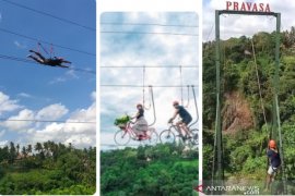 Liburan Lebaran di Ubud miliki wahana "adventure" ala Tarzan dan Superman