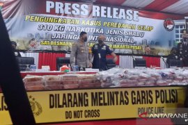 Polisi gagalkan peredaran 310 kg sabu jaringan internasional