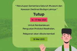 Pemprov DKI tutup  museum dan destinasi budaya selama 16-17 Mei
