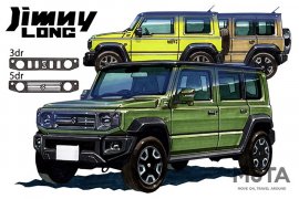 Suzuki Jimny Long seperti Mercy G-Class dijadwalkan hadir pada 2022