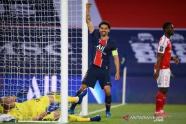 Kalahkan Atletico 4-0, Marquinhos minta PSG tetap rendah hati